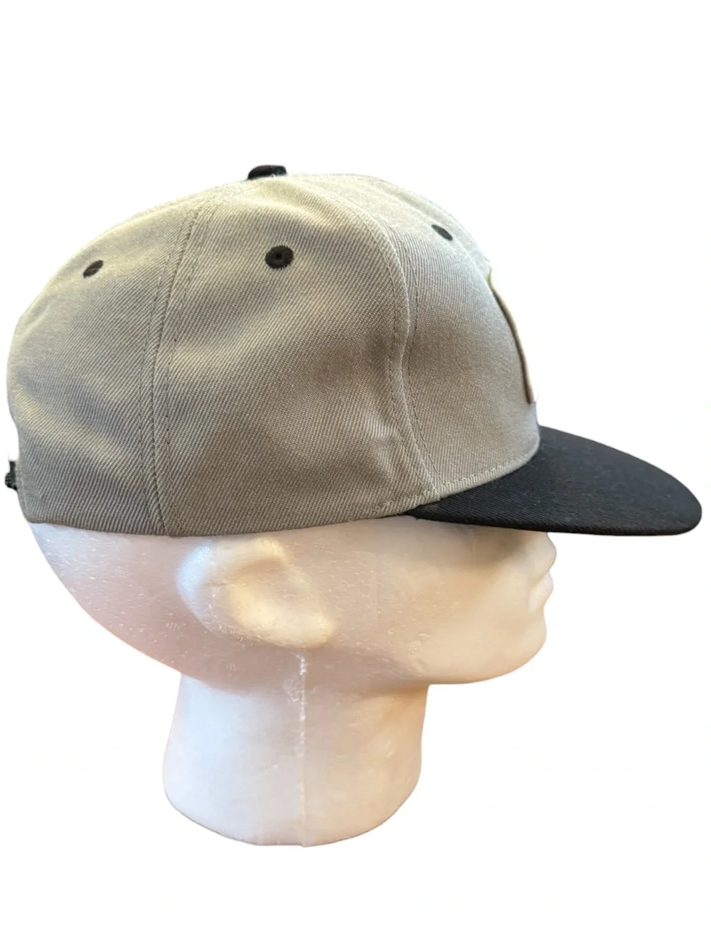 PlayStation PS Logo Snapback Hat Gray Black Sony Gaming Gamer Cap Y2K Style